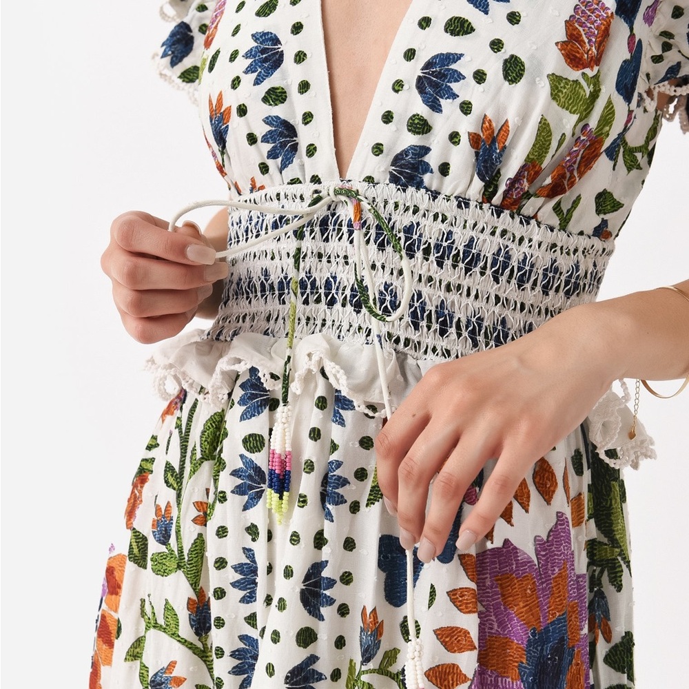 FARM Rio Multicolor Floral Maxi Dress